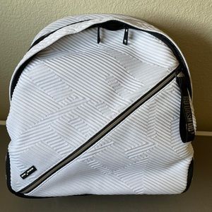 Go Dash Dot White Round Backpack NWOT